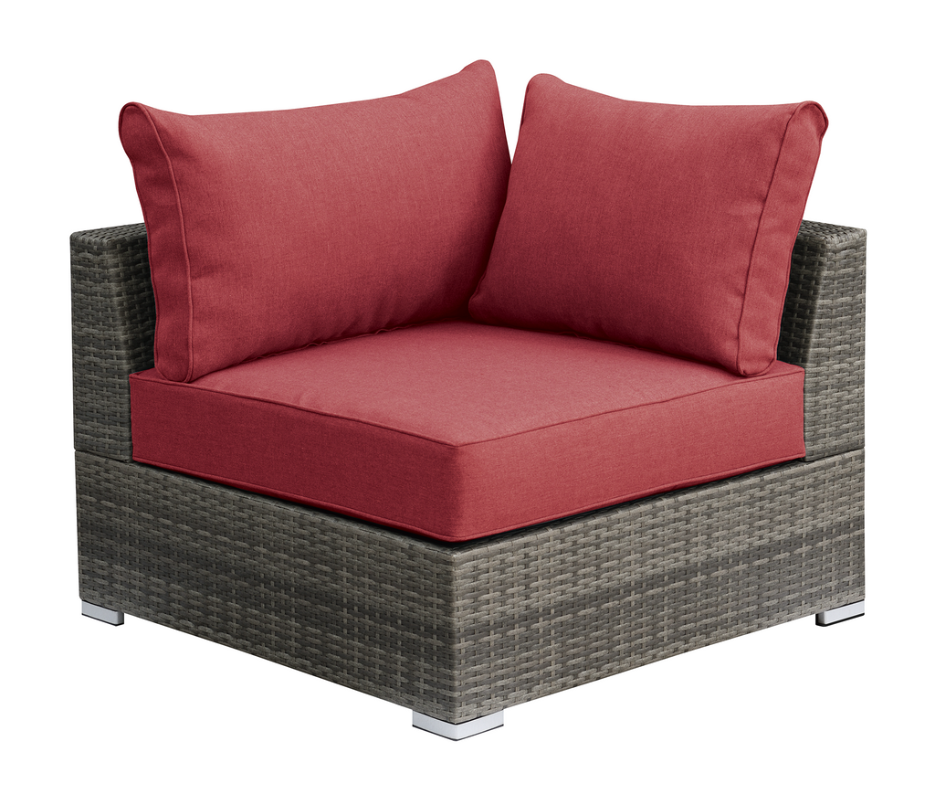 5 Pcs Modular Sofa Set Light Gray I101