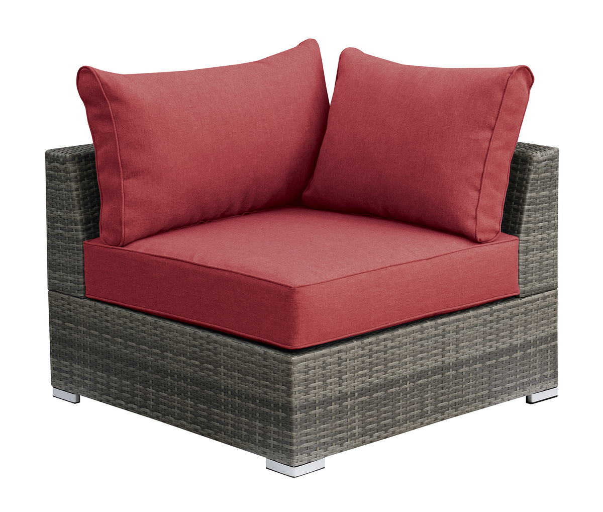 5 Pcs Modular Sofa Set Light Gray I101