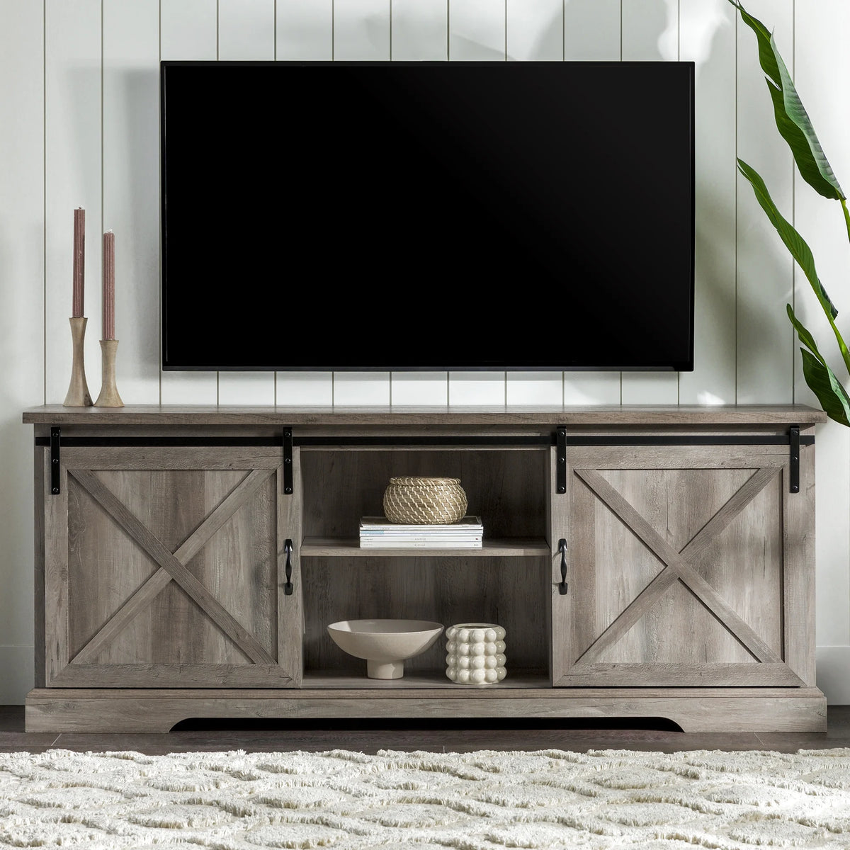 Modern Sliding Door TV Stand L74238