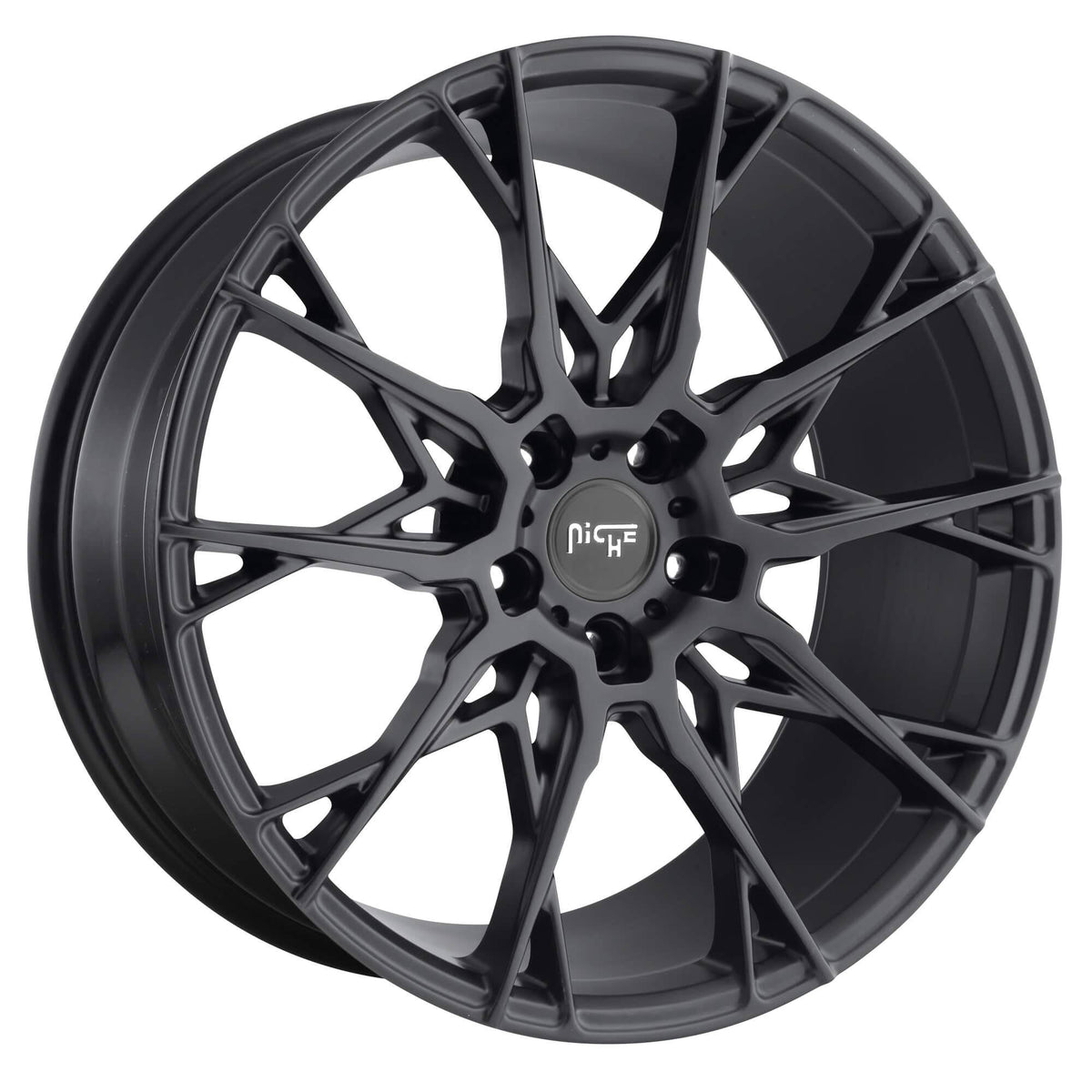 Matte Black 22x9 5x112 38mm Wheel B500040