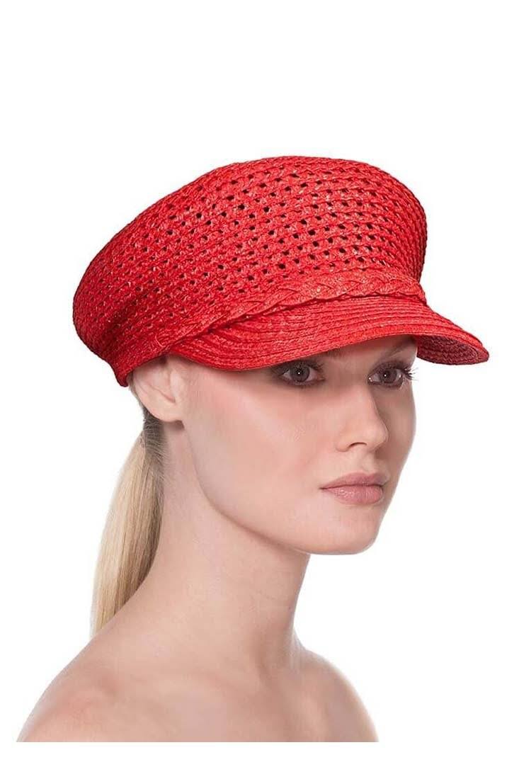 Red Designer Hat H117