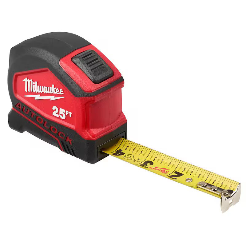 25 ft. and 16 ft. Compact Auto Lock Tape Measure F754342