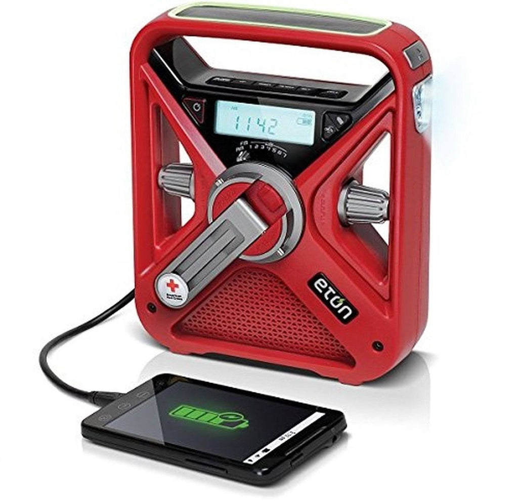 Hand Crank NOAA AM/FM Weather Alert Radio with Smartphone Charger T651