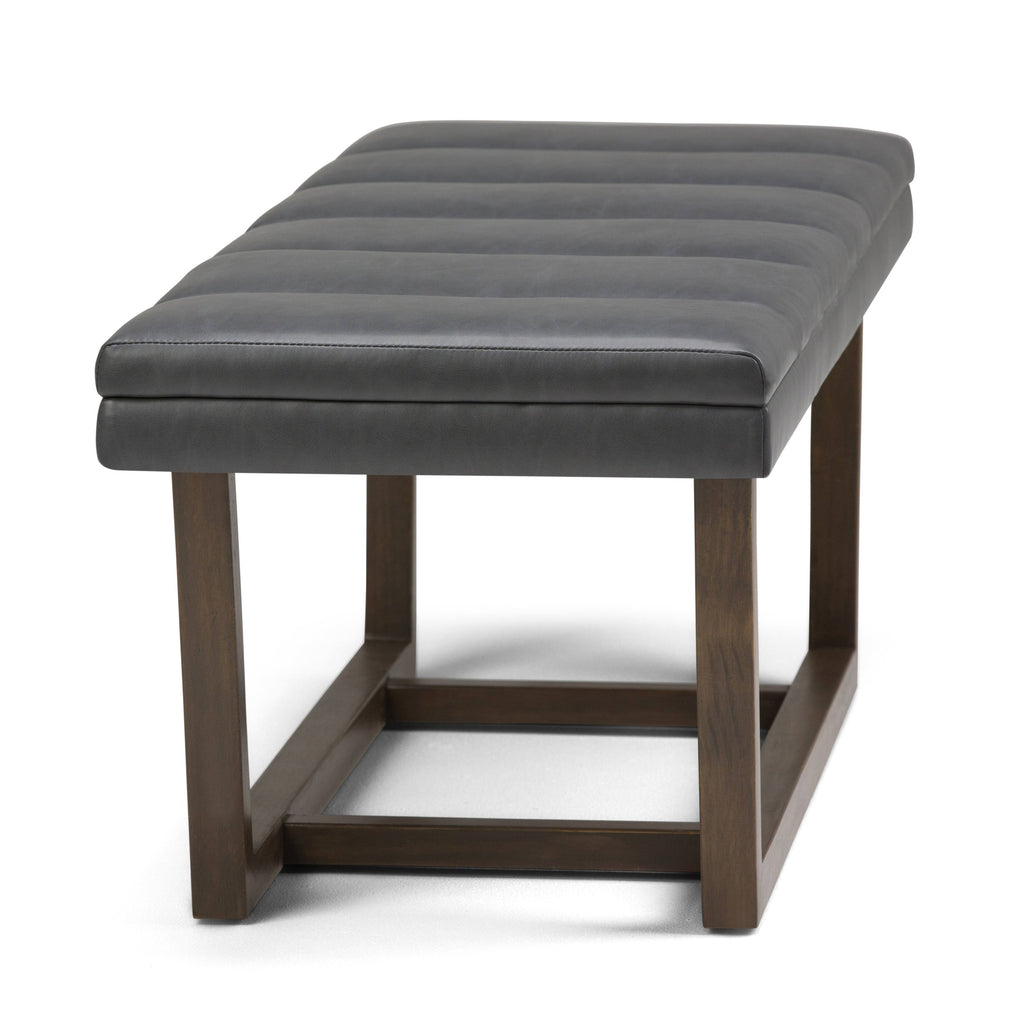 Stone Grey Ottoman Bench J872