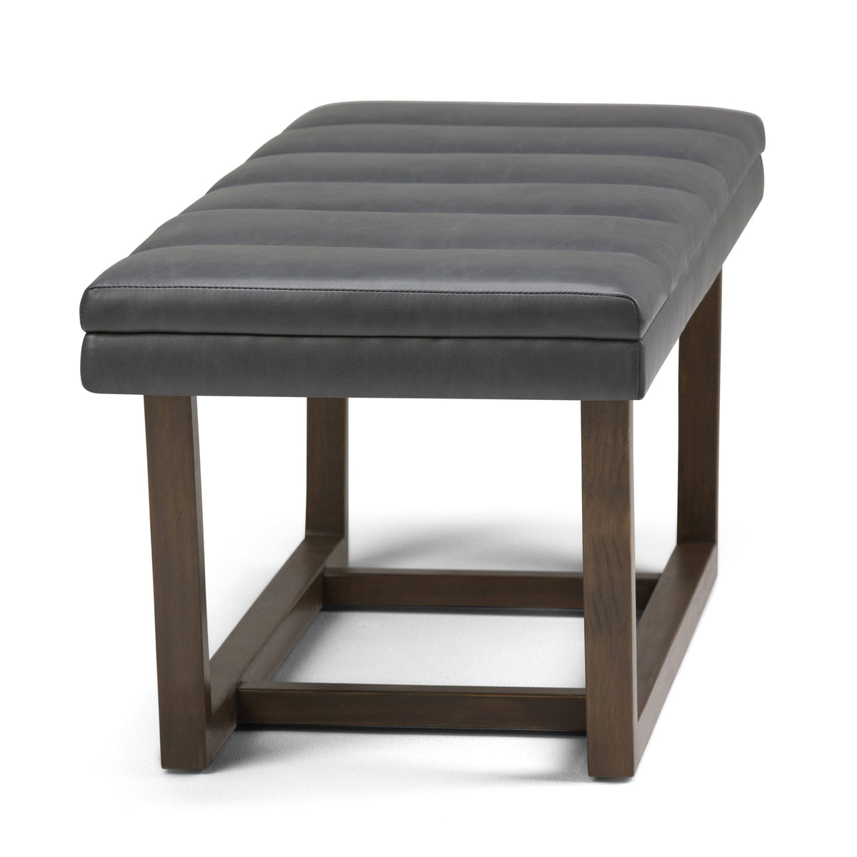 Stone Grey Ottoman Bench J872