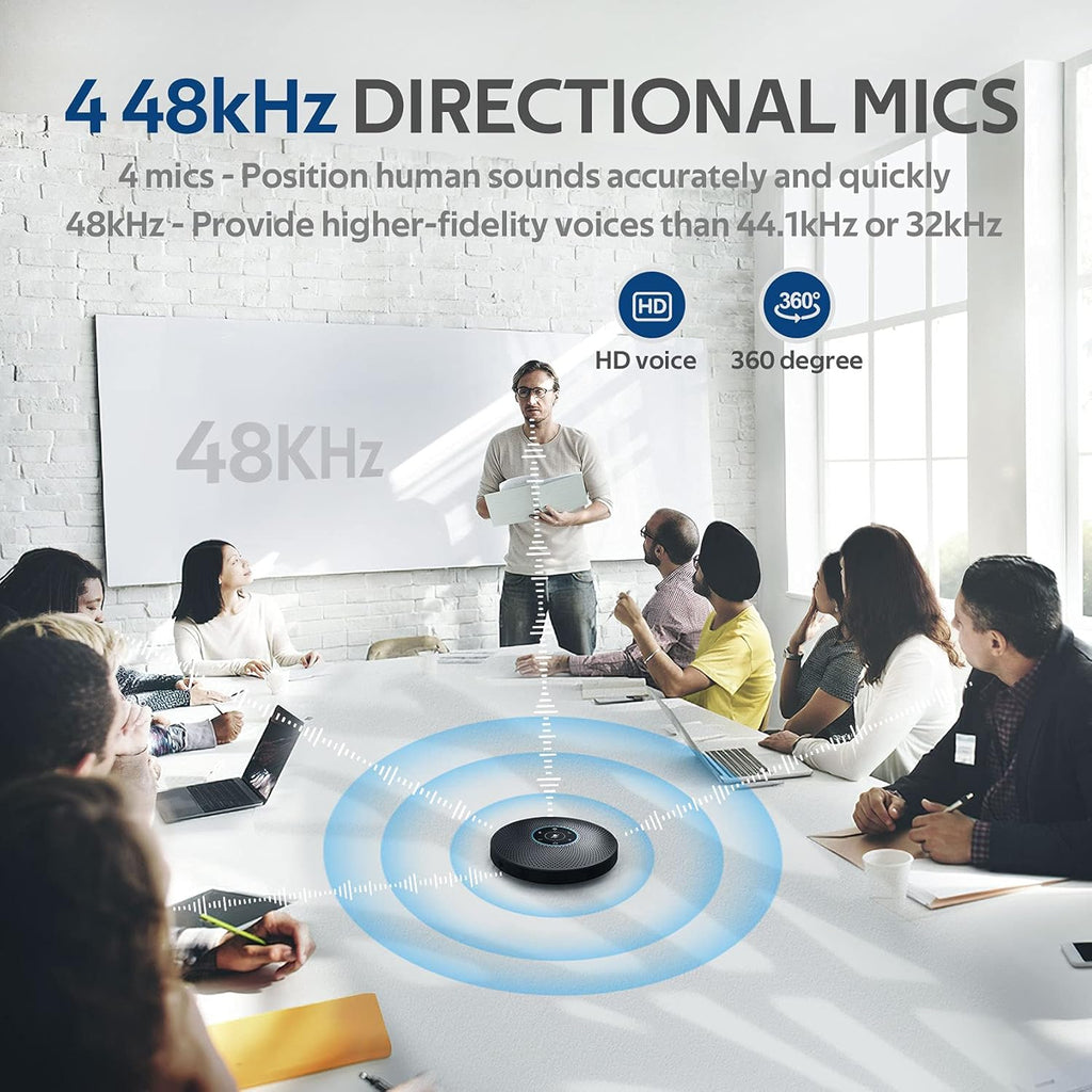 Bluetooth Speakerphone with 4 Directional Mics S7054