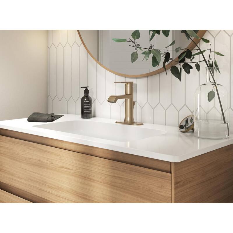 Bronze Gold Single Handle Bathroom Faucet 2-pack I336