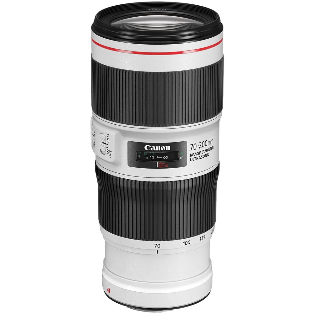 Canon EF 70-200mm f/4L IS II USM Lens with Filter Kit and BackPack I41175