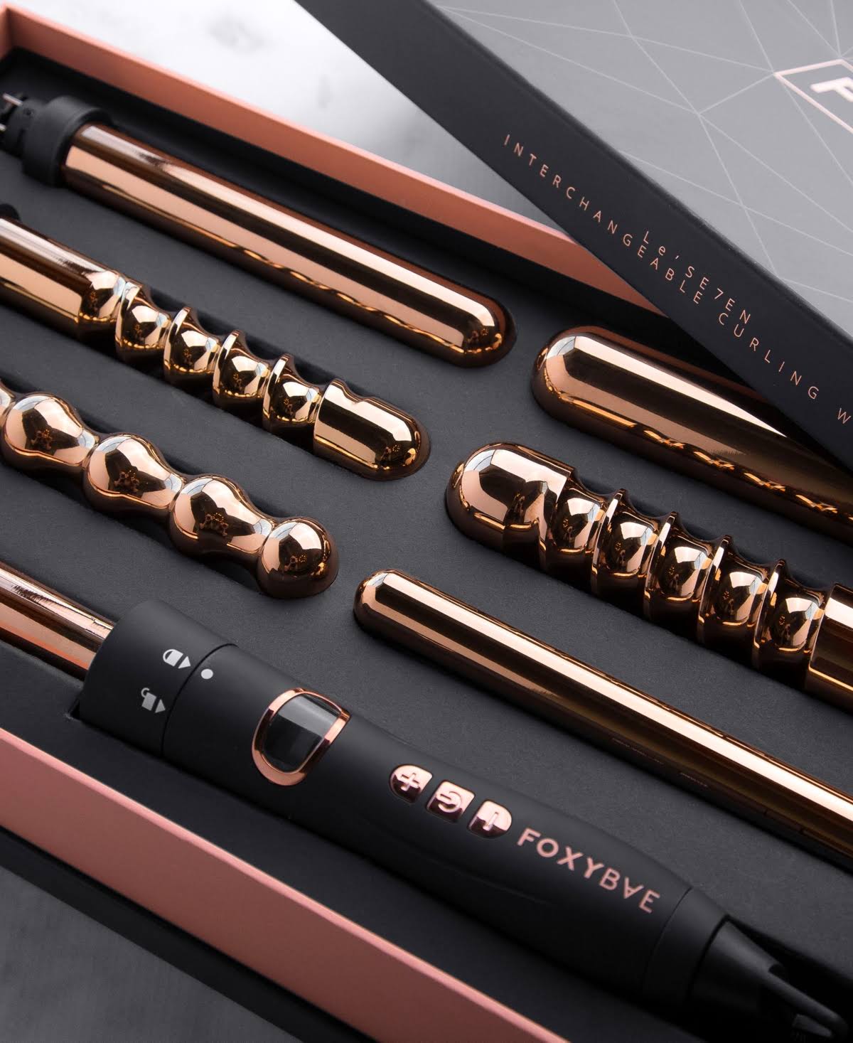 Rose Gold 7 in 1 Curling Wand V94445