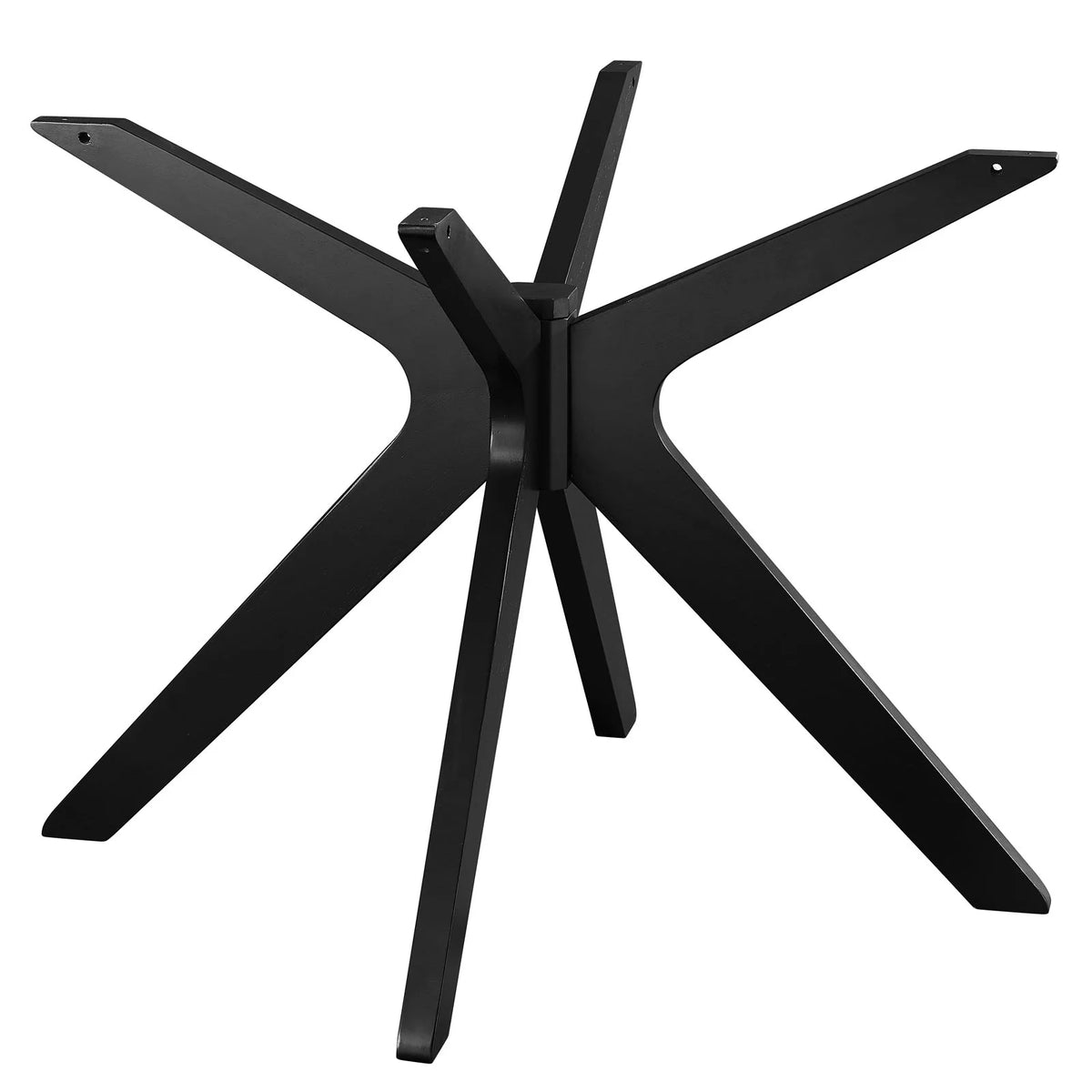 Black Round Wood Dining Table F4571