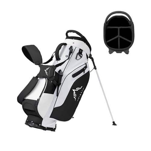 Lightweight Golf Stand Bag with 5 Way Full-Length Dividers and 8 Pockets Y613657