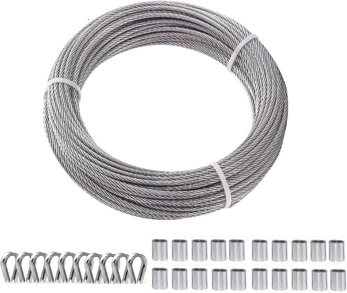 1/8 Stainless Steel Cable 200FT Cable Deck Railing Kit D6667