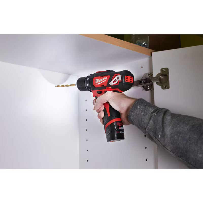 12V Cordless Drill Driver/Impact Driver Combo Kit with Two 1.5Ah Batteries S868