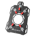 Tent Chimney Anti Scald Plate Clip on Stove Jack Camping Tent Protector (90mm Diameter) S714