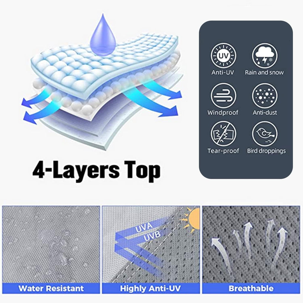 Thick 4 Layers Waterproof Travel Trailer Cover R11196