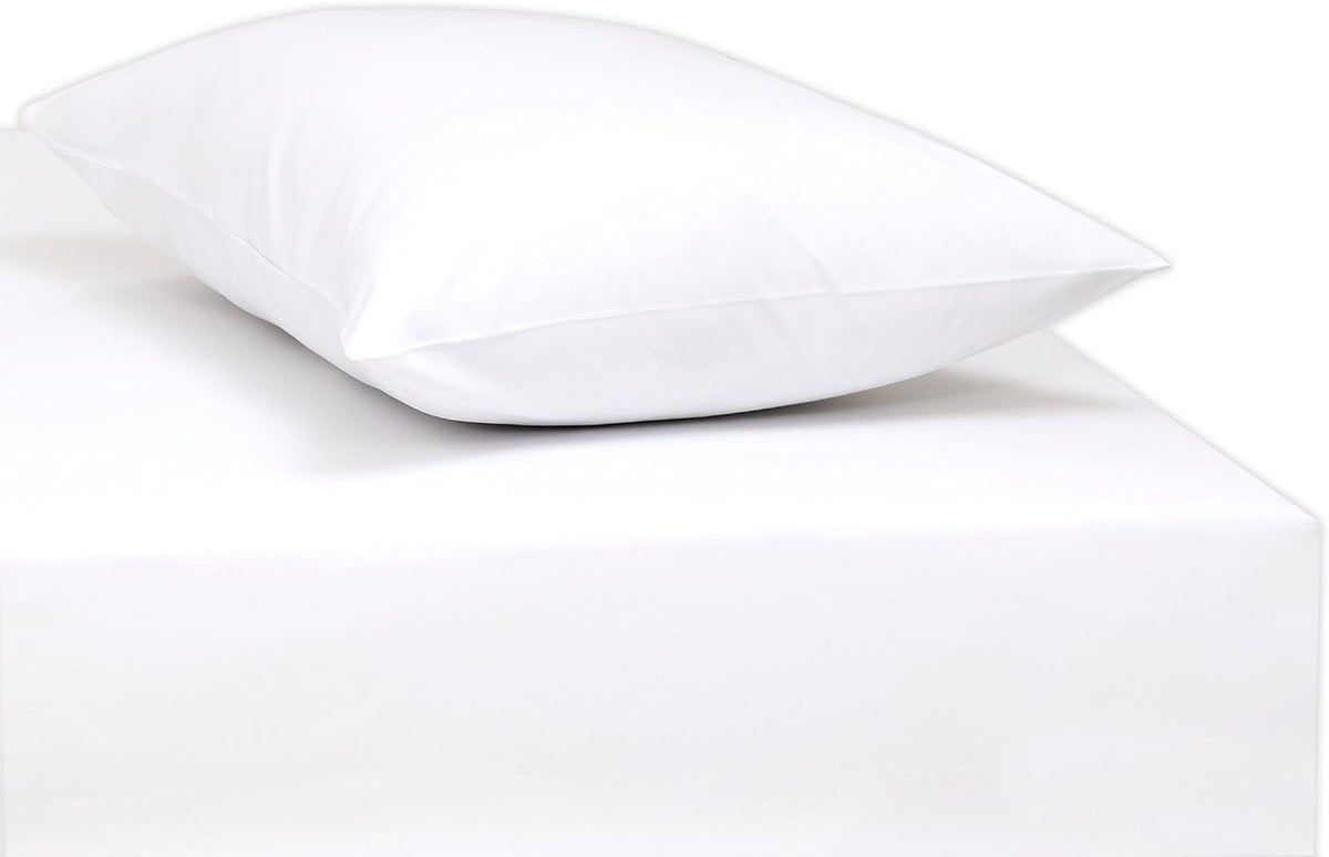 Pack of 6 Twin White Fitted Sheets Polycotton T200 H9953