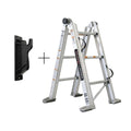 Aluminum Multi-Position Ladder with Wall Mount X1071
