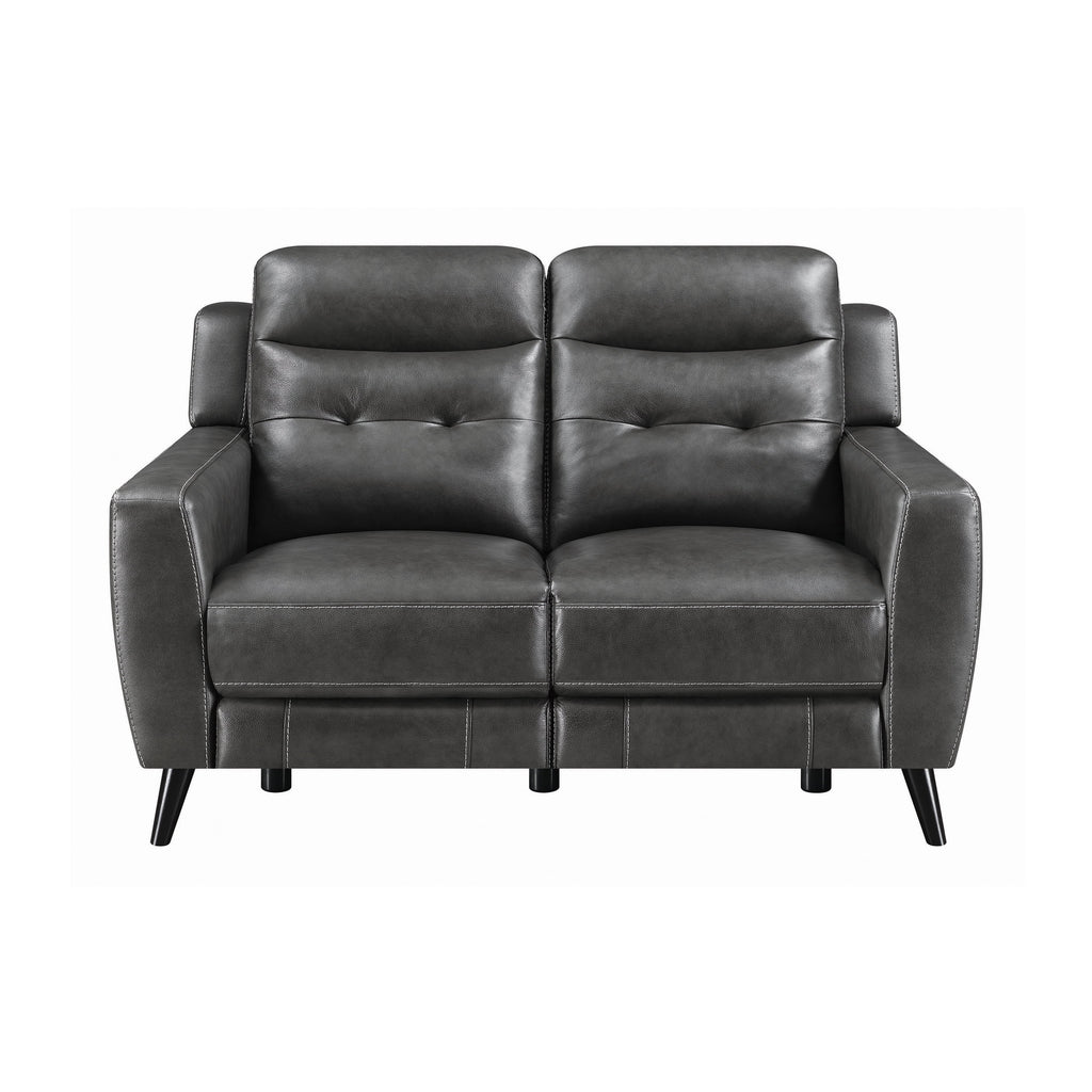 Charcoal Power Loveseat O773420