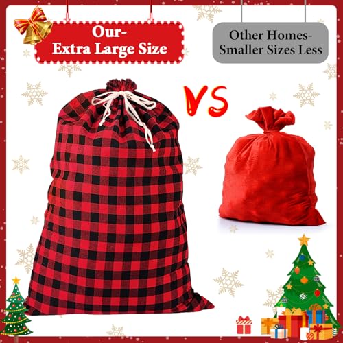 35''x55'' Jumbo Christmas Drawstring Gift Bags U192307