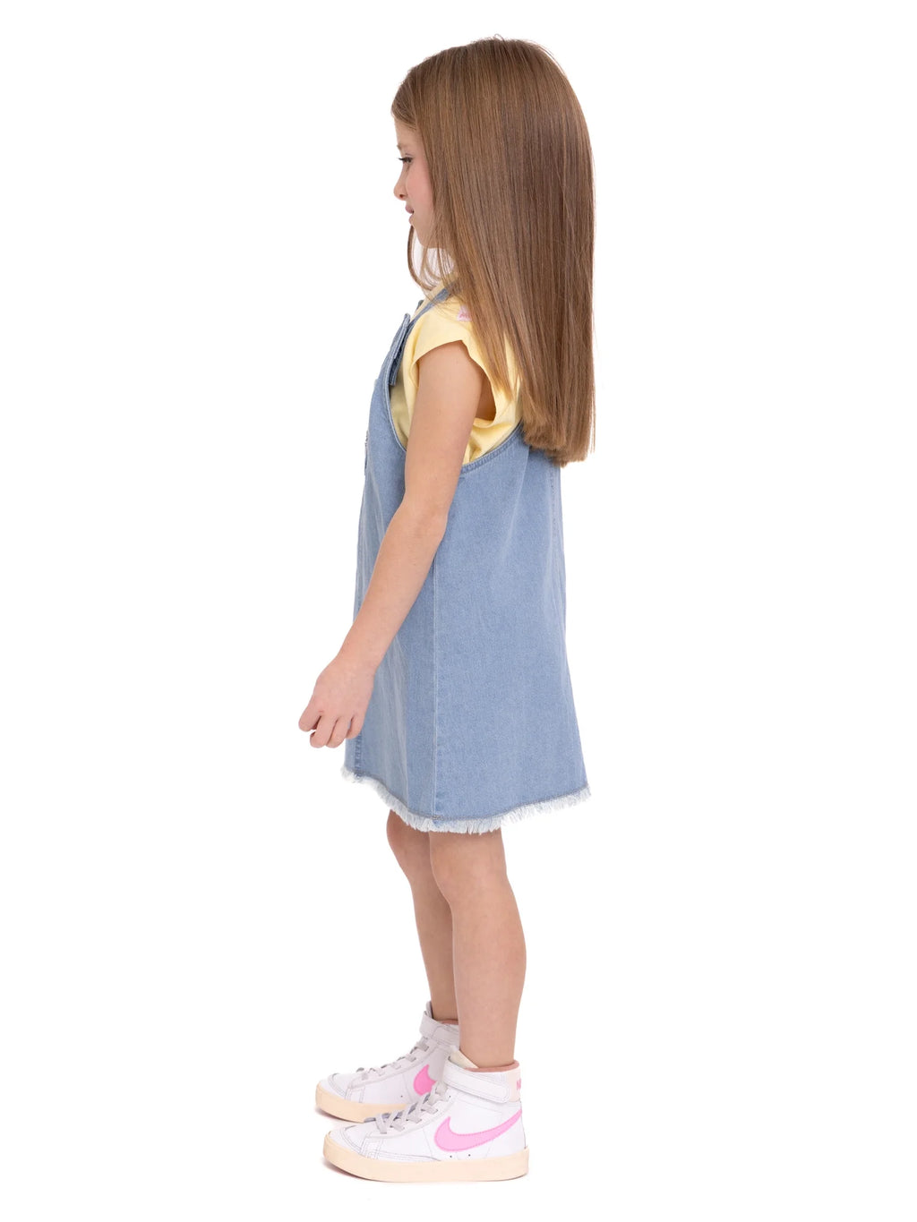 Denim Overall Dress Set A864642