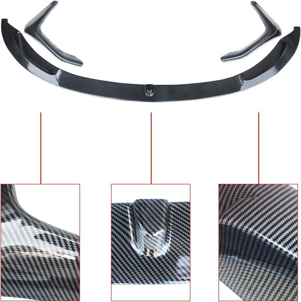 ABS Carbon Fiber Front Bumper Spoiler Splitter D423626