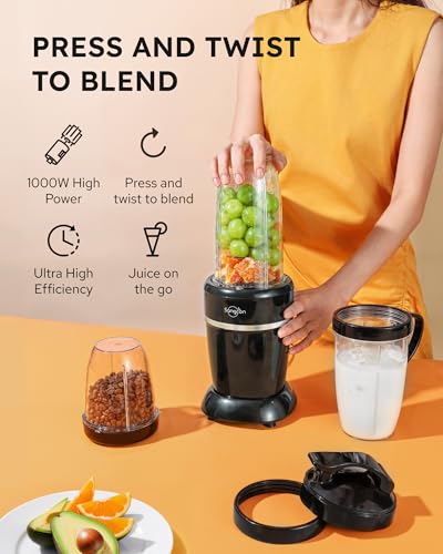 1000W Blender with Cups and Lids F562209