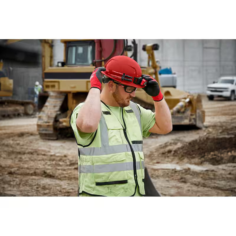 White Type 1 Class E Front Brim Non-Vented Hard Hat I453447