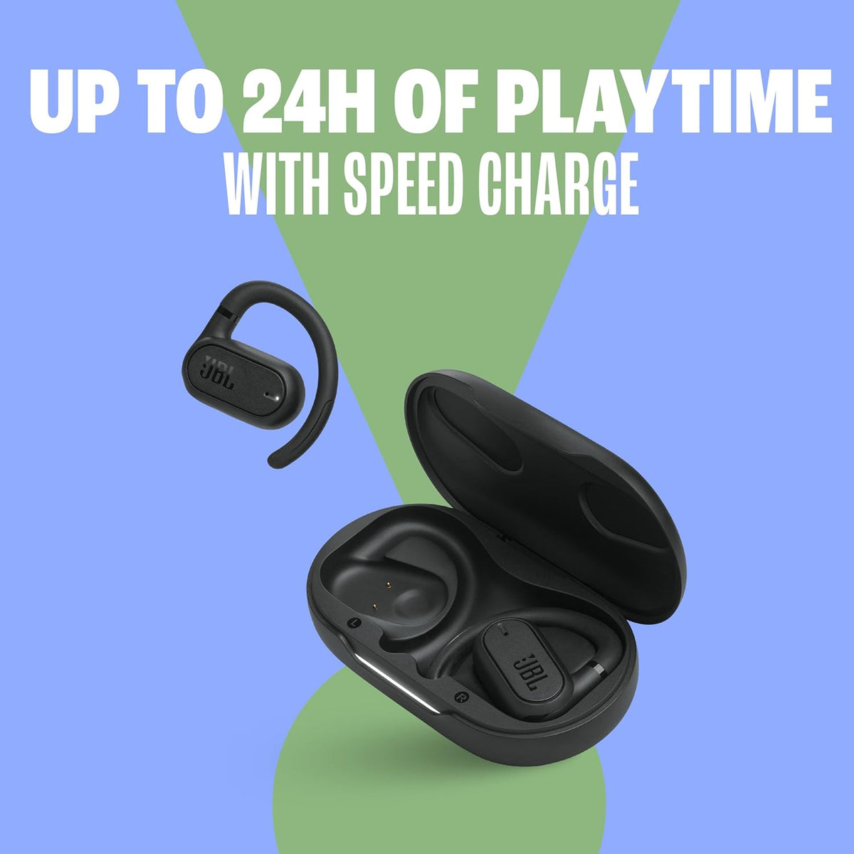 True wireless Open-ear headphones, Black D463027