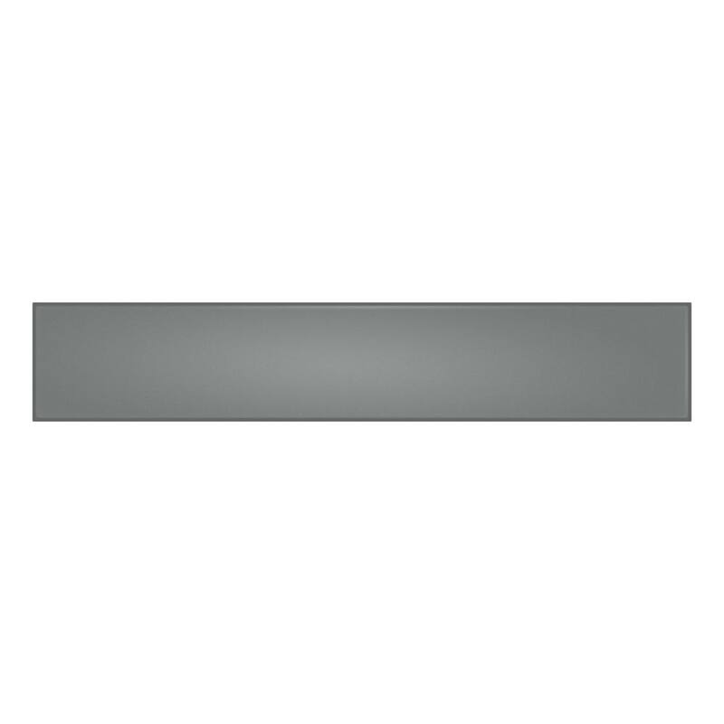 Matte Grey Glass Middle Panel for 4-Door French Door Refrigerator E72997
