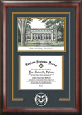 8.5x22 x 11x22 Spirit Graduate Diploma Frame with Campus Images Lithograph J1999