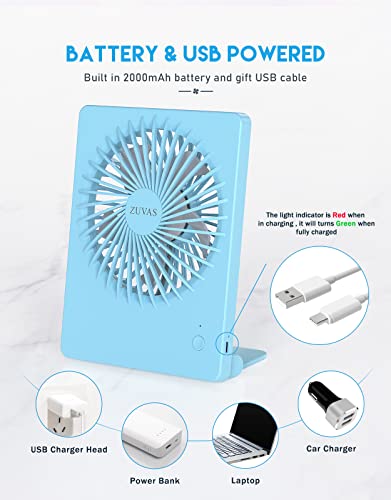 Black Rechargeable Portable Desk Fan A783