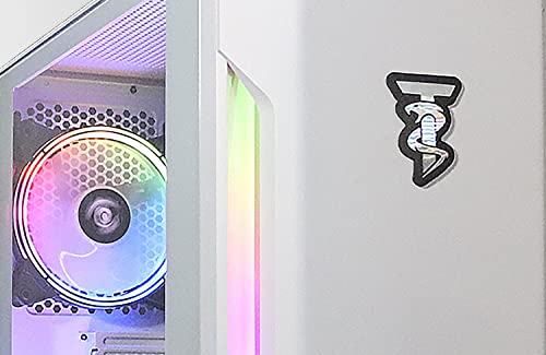 White Gaming PC Desktop Computer A49701