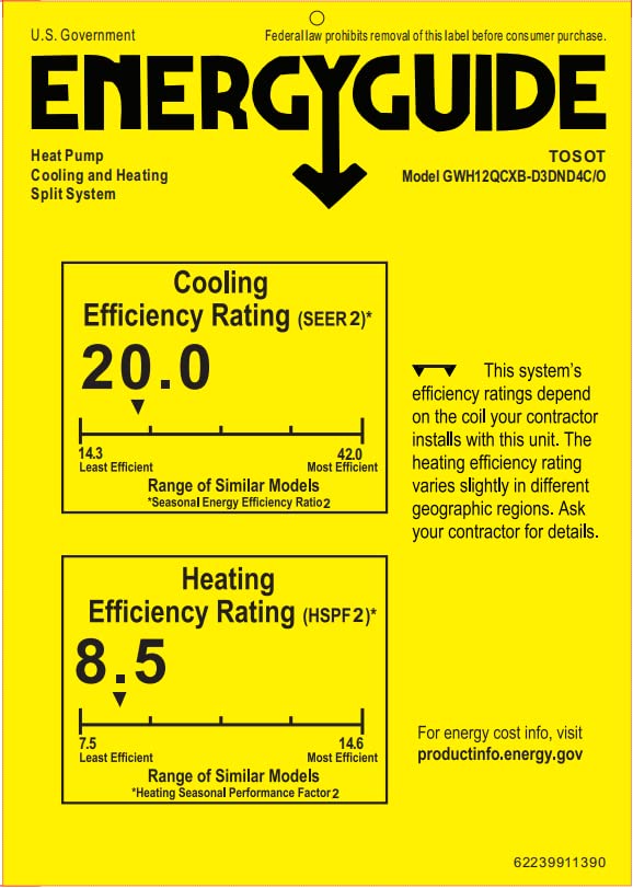 Mini-Split Air Conditioner with Heat Pump Y74567