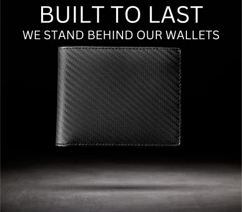 Leather Bifold Wallet with ID Window and RFID Blocking T4713