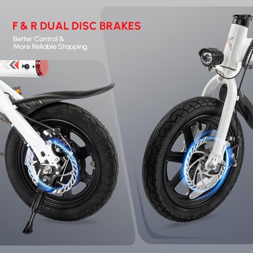 14" Folding Electric Bike 350W Motor 36V 6AH Battery Z292