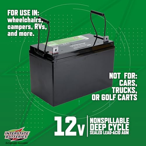 12V 35AH Sealed Lead Acid AGM Deep Cycle Battery X7943
