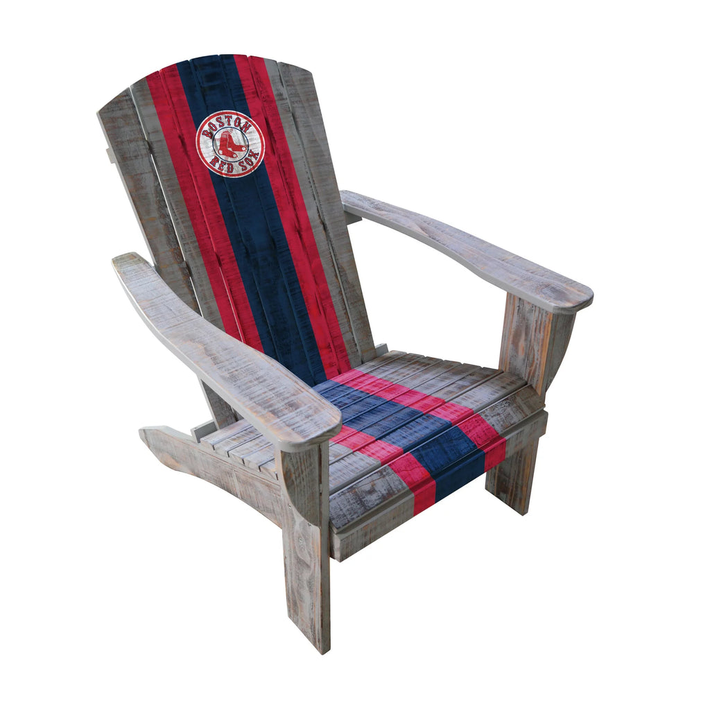 Distressed Wood Adirondack Chair D66193