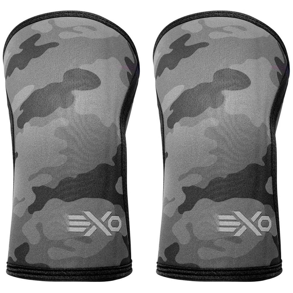 5mm Neoprene Compression Fit Knee Sleeves - Small - Black Camo K244960