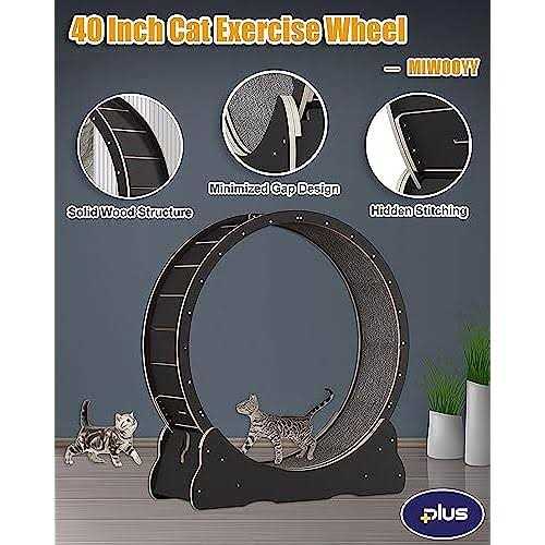 40 inch Solid Wood Cat Exercise Wheel C307562