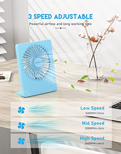 Black Rechargeable Portable Desk Fan A783