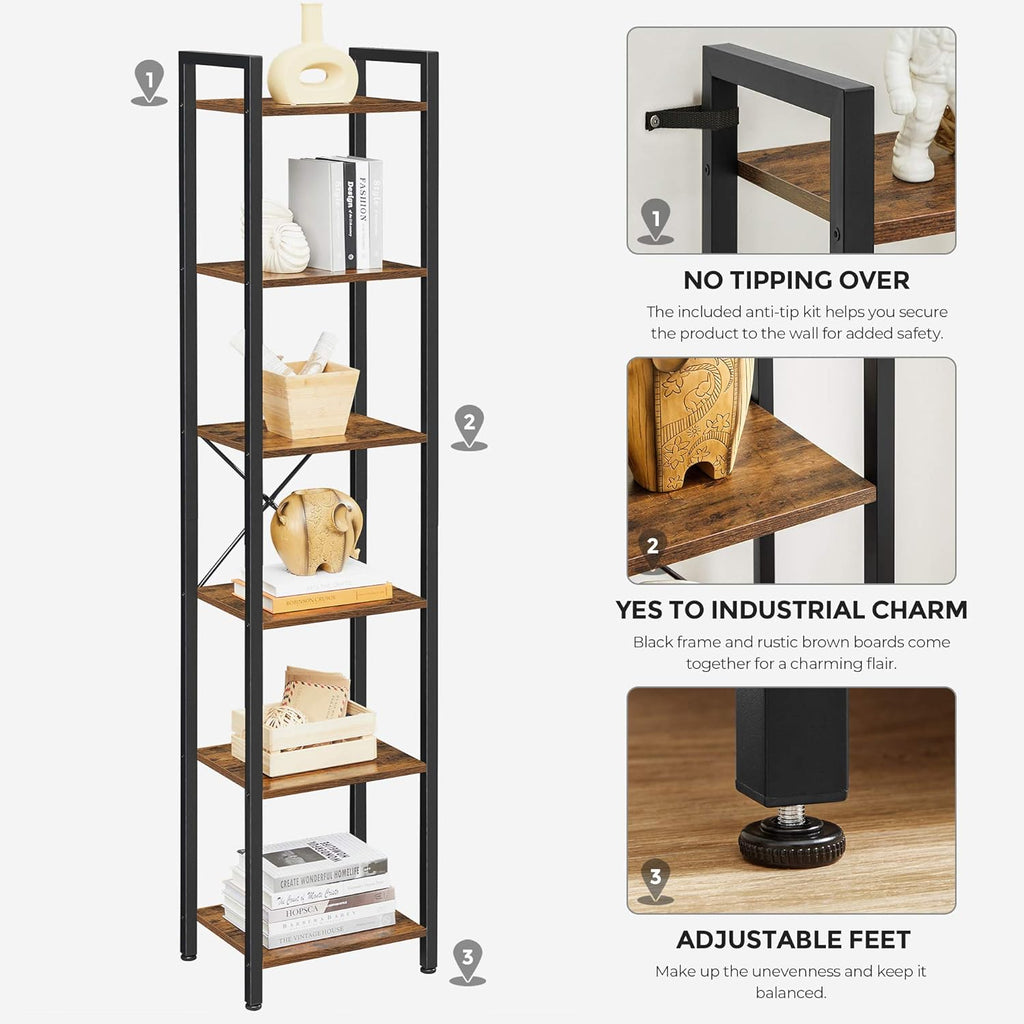 6-Tier Storage Shelving Unit P339