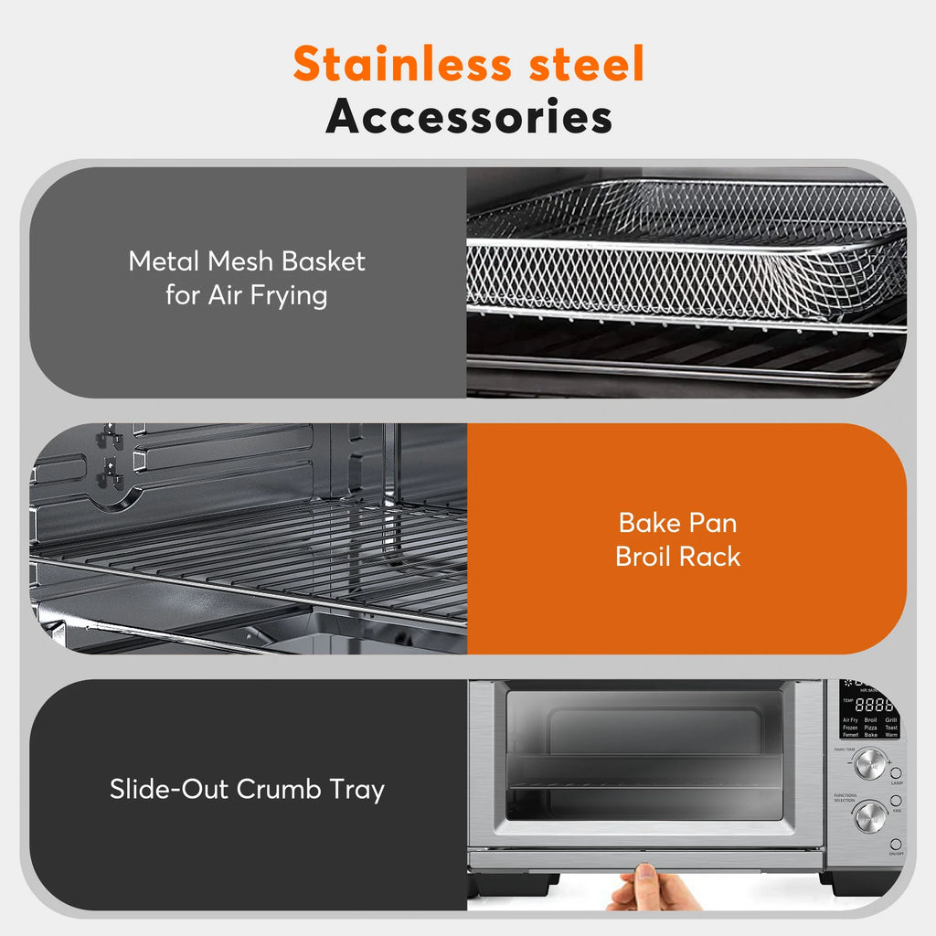 30Qt Stainless Steel Air Fryer Toaster Oven C532
