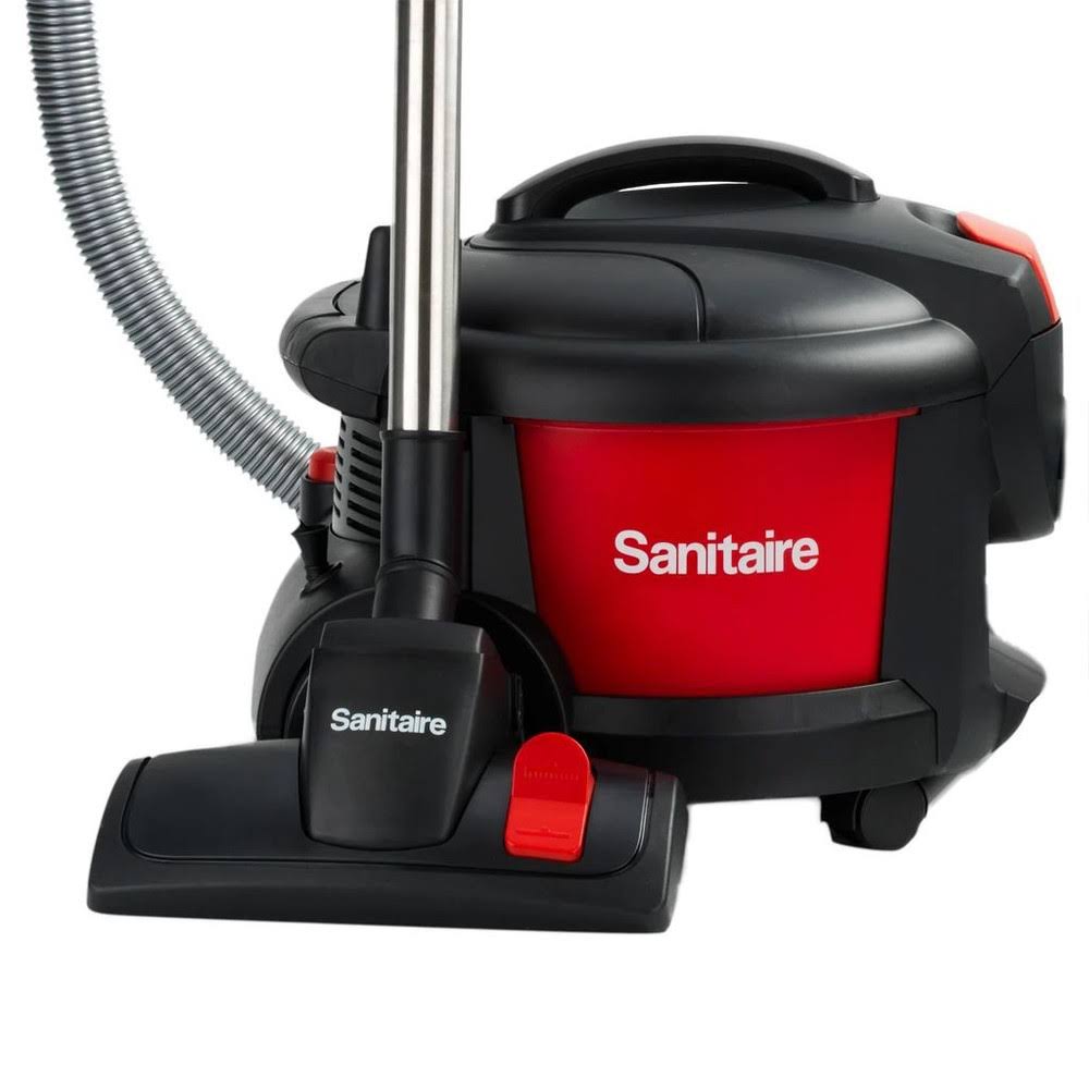 Red Black Canister Vacuum P49314