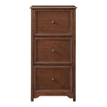 3 Drawer Walnut File Cabinet D25422