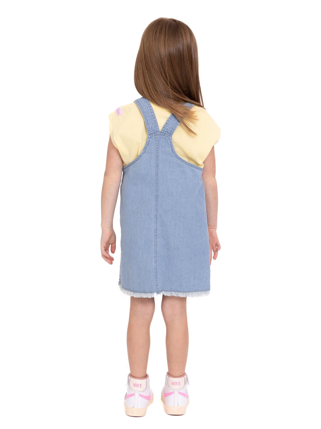 Denim Overall Dress Set A864642