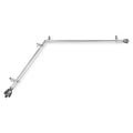 Corner Window Drapery Rod with Urn Finials in Satin Nickel N55603