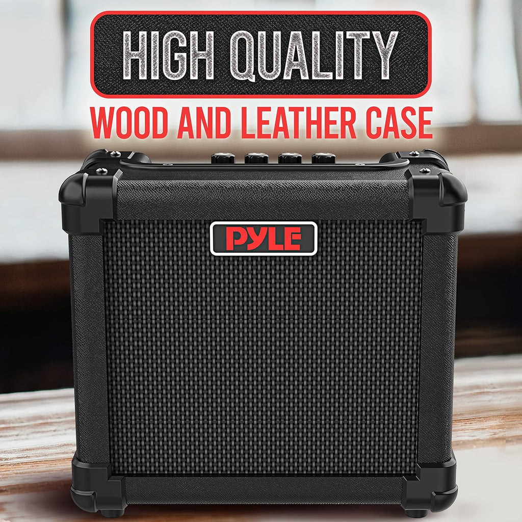 Portable 10 Watt Mini Electric Guitar Amplifier with 5-Inch Speaker, Pack of 2 F875595
