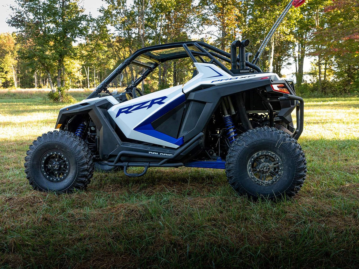 Heavy Duty Nerf Bars with Step, Wrinkle Black Powder-Coat Finish, Bolt-on C91374