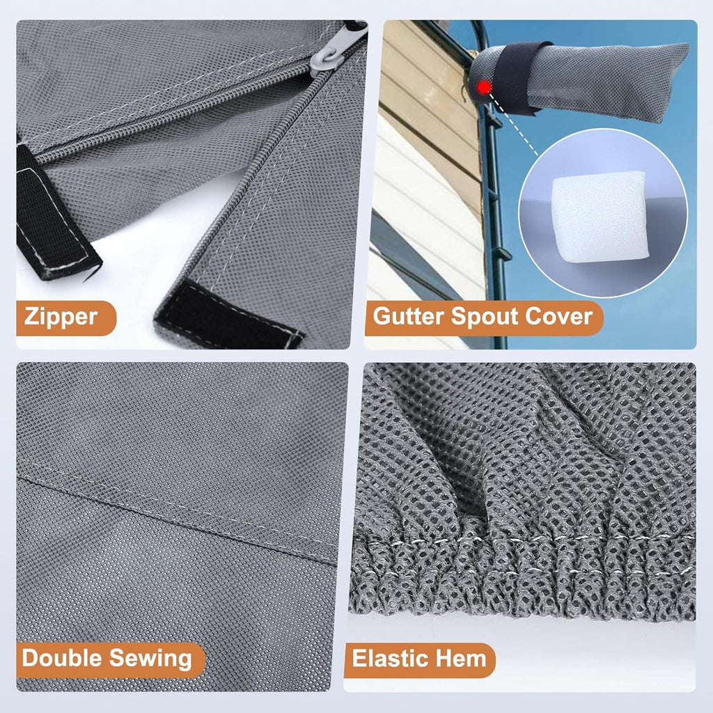 RV Cover Anti-UV Breathable Rip-Stop for 38’-42’ Motorhome I472967