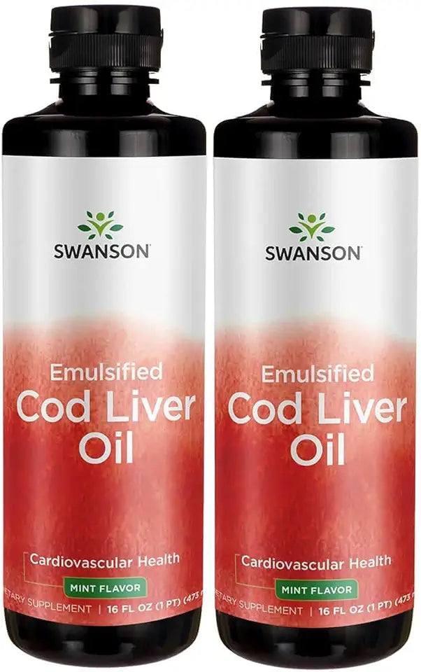 Cod Liver Oil Mint Flavor 16 fl oz 2 Pack R43225